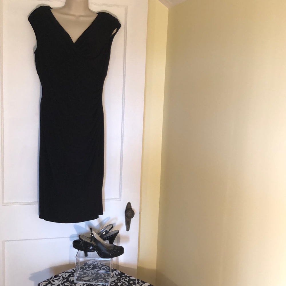 Black slinky dress -Ralph Lauren